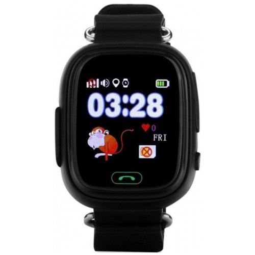 Смарт годинник дитячий (GPS Tracker) Q90 (Black)
