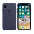 Чохол Silicon Case Apple iPhone X Midnight Blue ORIGINAL
