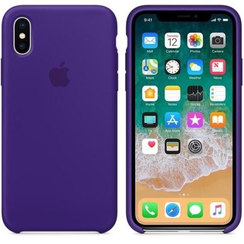 Чохол Silicon Case Apple iPhone X Ultra Violet ORIGINAL