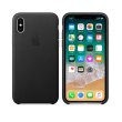 Чохол Leather Case Apple iPhone X Black ORIGINAL