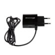 Мережевий зарядний пристрій Grand-X CH-35 + кабель USB/micro-USB Black