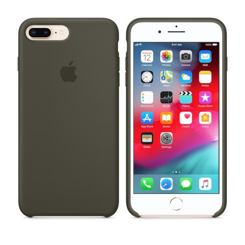 Чохол Apple Silicone Case для iPhone 8 Plus, Dark Olive