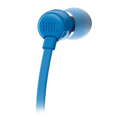Навушники з мікрофоном (гарнітура), JBL T110 (T110BLU) Blue