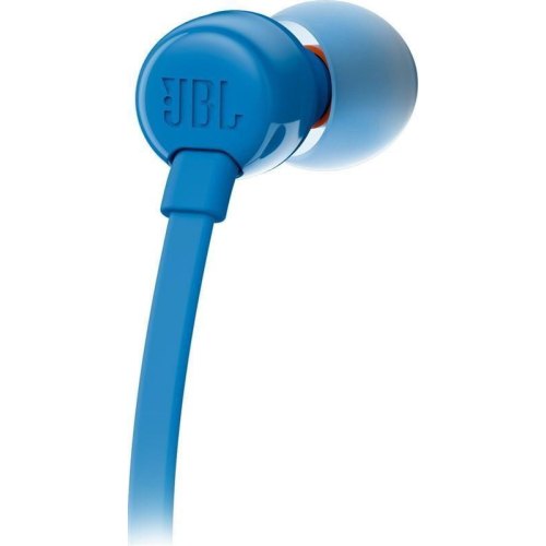 Навушники з мікрофоном (гарнітура), JBL T110 (JBLT110BLU) Blue