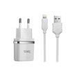 МЗП HOCO С12 Smart (2USB/2.4A) lightning (White)