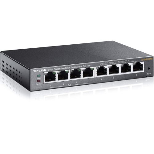 Комутатор TP-LINK TL-SG108PE 8xGE/4xPoE 65.2W EasySmart