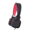 Навушники Gemix Clarks black/red