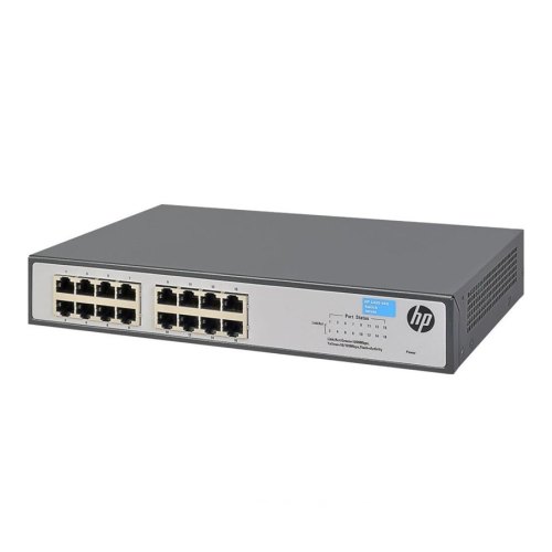 Комутатор HP 1420-16G Unmanaged Switch, 16xGE ports L2, LT Warranty