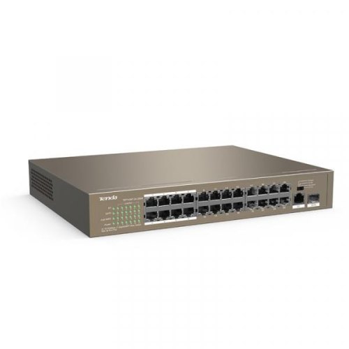 Комутатор TENDA TEF1126P-24-250W 24xFE PoE, 1xGE, 1xSFP