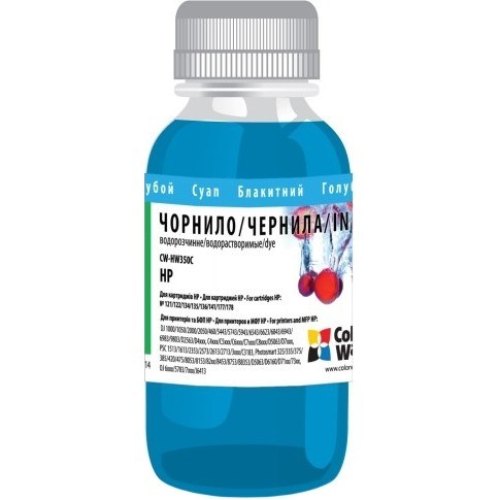 Чорнило ColorWay HP №134/135 Cyan HW350C01 100 мл