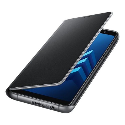 Чохол Samsung A8 2018 Plus (A730) EF-FA730PBEGRU, Neon Flip Cover, Black