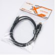 Кабель HDMI - HDMI, 100см, Maxxter (V-HDMI4-1M), v1.4, позолочені конектори, 1м