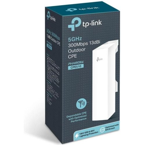 Точка доступу TP-LINK CPE510 802.11n 5 ГГц N300 13 дБи зовн.