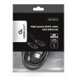 Кабель HDMI - HDMI, 100см, Cablexpert (CC-HDMI4L-1M), v1.4, позолочені конектори, 1м