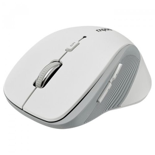 Мишка бездротова, Rapoo 3910p white, стандартна, оптична 1000dpi, 3кн+1кол, 1xAA, радіо, USB-нано ресівер