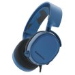 Гарнітура дротова, повнорозмірна, закрита, SteelSeries Arctis 3 Boreal Blue (61436)