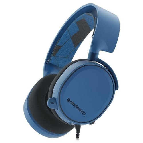 Гарнітура дротова, повнорозмірна, закрита, SteelSeries Arctis 3 Boreal Blue (61436)