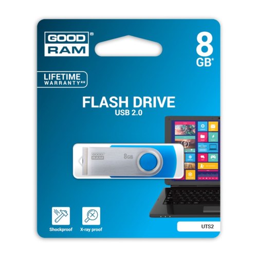 USB флеш 8GB GoodRam UTS2 Twister Blue (UTS2-0080B0R11)