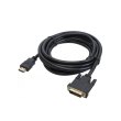 Кабель мультимедийный HDMI to DVI 24+1pin M, 3.0m