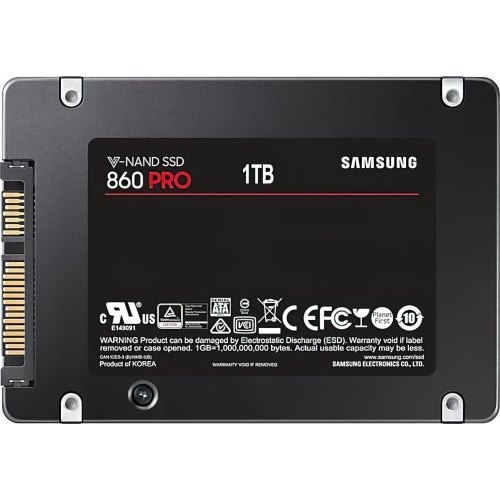 Накопичувач SSD 2.5 Samsung 860 Pro 1TB SATAIII V-NAND 2bit MLC (MZ-76P1T0BW)