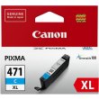 Картридж Canon CLI-471C XL PIXMA MG5740/MG6840 Cyan (0347C001)