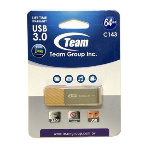 USB флеш 64GB Team C143 Brown (TC143364GN01)