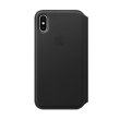 Чохол Leather Folio Apple iPhone X Black ORIGINAL