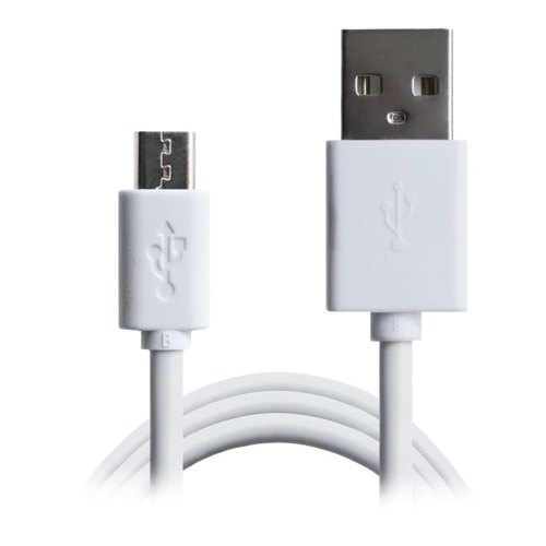Кабель Grand-X USB-micro USB PM01W 2,1A, 1m, White
