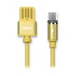 Кабель Remax microusb, Gravity (magnit), Gold