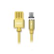 Кабель Remax microusb, Gravity (magnit), Gold