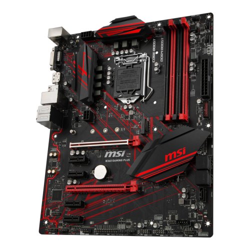 Материнська плата MSI B360 GAMING PLUS ATX, Socket 1151,Только 8-е покоління Intel Core / Pentium / Celeron, Intel, Intel B360, DDR4, 64 GB, 2 x PCI-E
