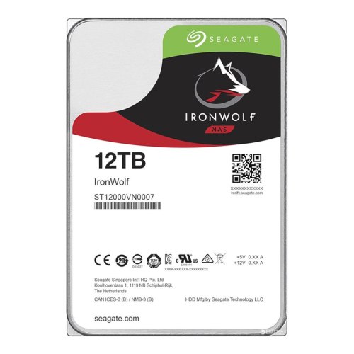 Жорсткий диск 3.5 Seagate IronWolf 12TB (ST12000VN0007)