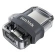 USB флеш 32GB SanDisk Ultra Dual OTG Black (SDDD3-032G-G46)