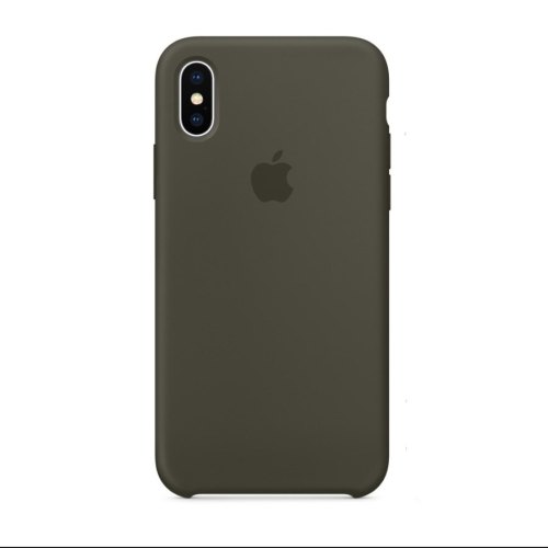 Чохол Apple Silicone Case 1:1 для iPhone X, Dark Olive
