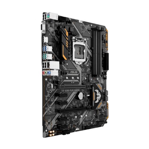 Материнська плата ASUS TUF B360-PLUS GAMING ATX, Socket 1151, 2-Way AMD CrossFireX,Только 8-е покоління Intel Core / Pentium / Celeron, Intel, Intel B