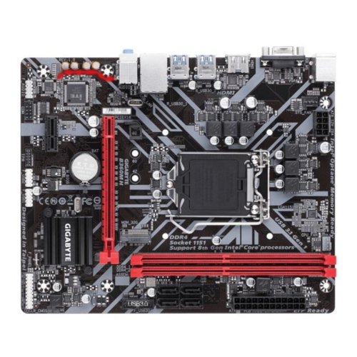 Материнська плата GIGABYTE B360M H  Micro-ATX,Socket 1151,Только- 8-е покоління Intel Core i7 / Core i5 / Core i3 / Pentium / Celeron, Intel B360, DDR
