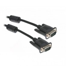 Кабель VGA - VGA, 180см, Maxxter (3V-PVGA-6), з 2-ма феритами, 1.8м