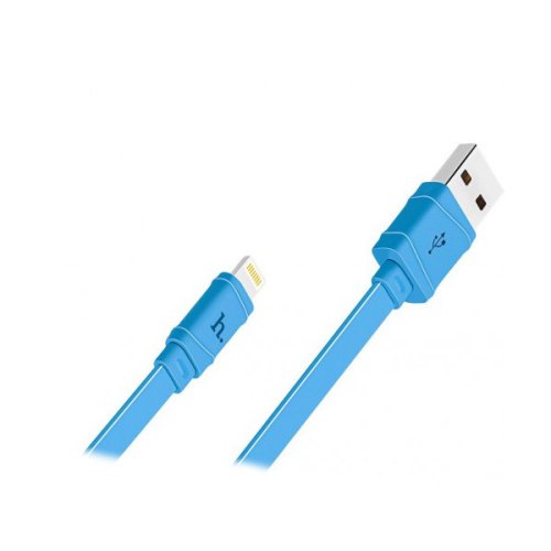 Кабель HOCO X5 Bamboo for lightning (Blue)