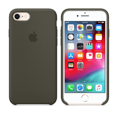 Чохол Apple Silicone Case для iPhone 8 / 7, Dark Olive
