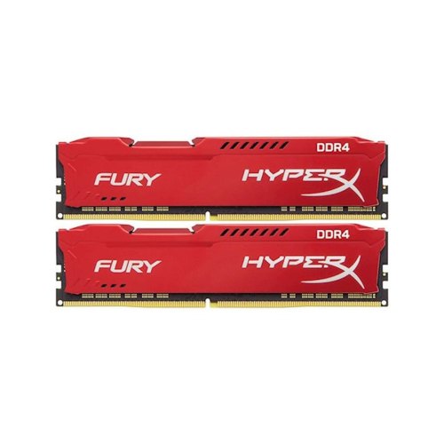 Модуль пам'яті, DDR4, 16GB (2x 8GB), 2933MHz, HyperX Fury Red (HX429C17FR2K2/16)