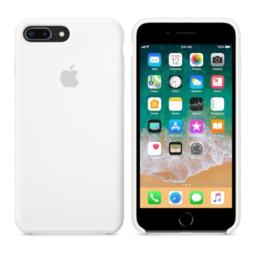 Чохол Apple Silicone Case для iPhone 8 Plus, White