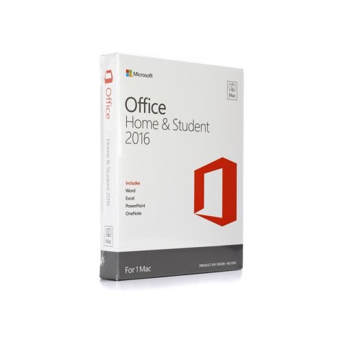 Офісний додаток Microsoft Office 2016 для Mac для дому та навчання 1 ПК (електронна ліцензія, всі мови) (GZA-00665)