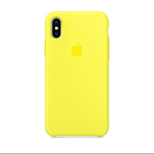 Чохол Apple Silicone Case 1:1 для iPhone X, Flash