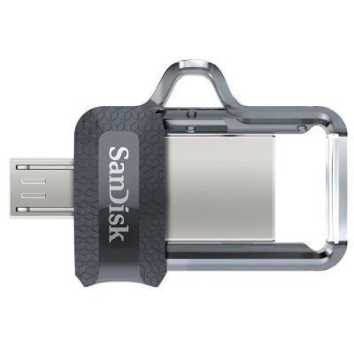 USB флеш 16GB SanDisk Ultra Dual OTG Black (SDDD3-016G-G46)