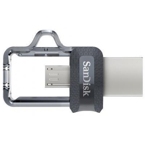 USB флеш 16GB SanDisk Ultra Dual OTG Black (SDDD3-016G-G46)