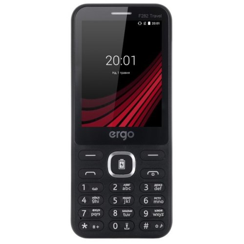 Мобільний телефон ERGO F282 Travel Black