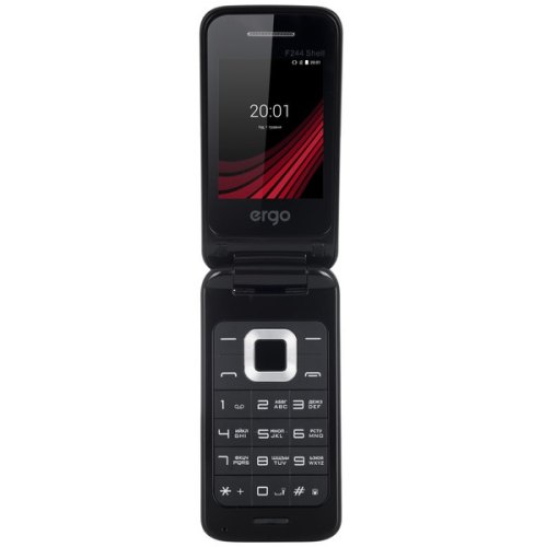 Мобільний телефон ERGO F244 Shell Black