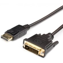 Кабель DVI - DisplayPort, 180см, Atcom (9504), з 2-ма феритами, пакет, 1.8м