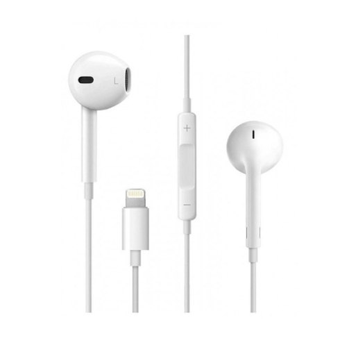 Навушники з мікрофоном (гарнітура), Lightning Hoco L7, White