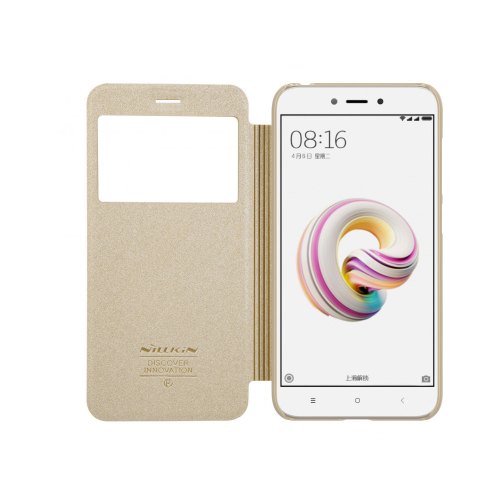 Чохол книжка Nillkin Sparkle Series для Xiaomi Redmi 5A Gold